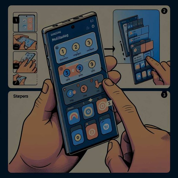 Comment profiter du multitâche sur un Samsung Galaxy Z Fold3 en utilisant le mode DeX?